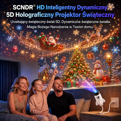 🚀𝑭𝒂𝒓𝒏𝒐𝒗𝒊𝒂® 🎅🎁Projektor HD – idealny Prezent na Święta | Rzutnik LED (Prosta Obsługa)