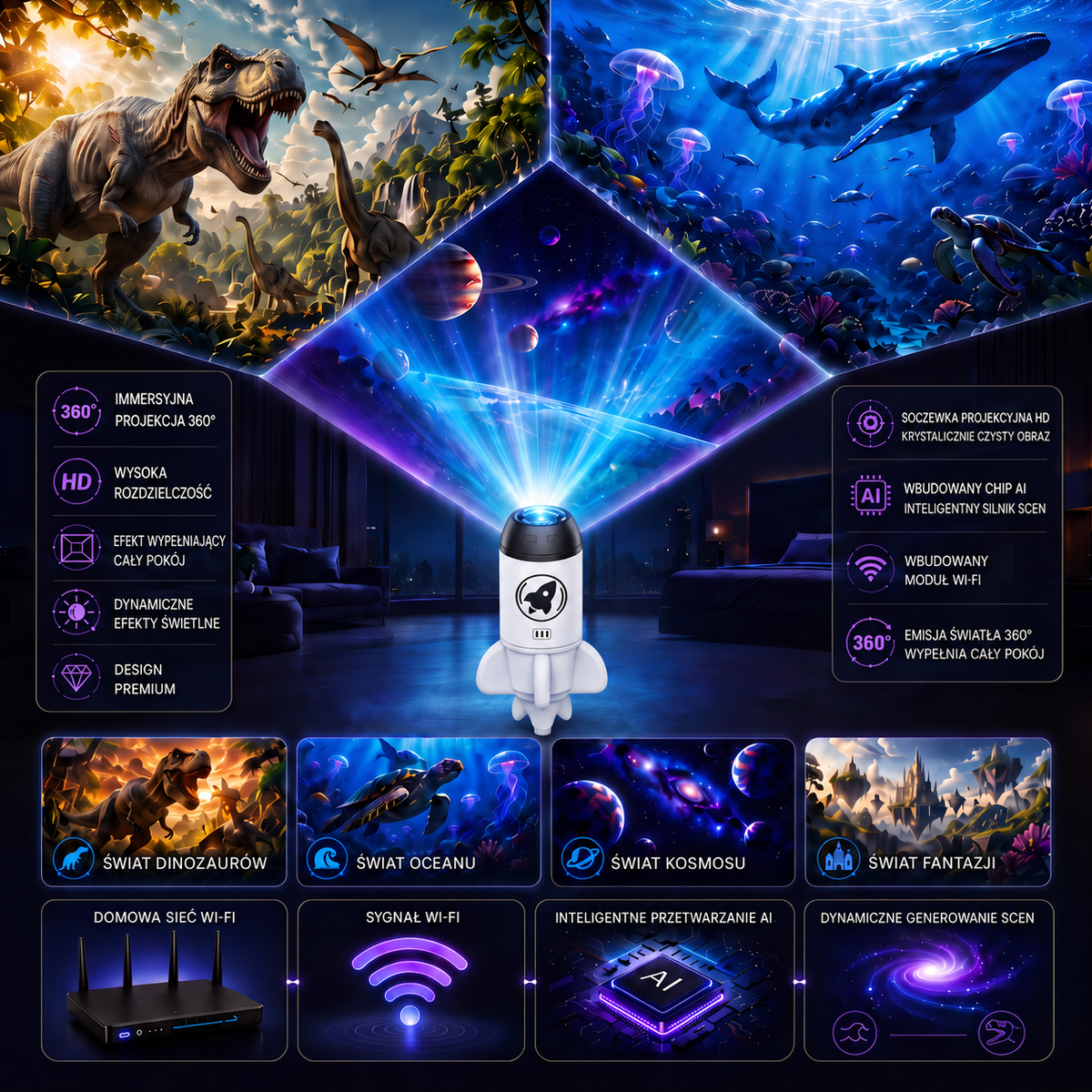 🧑‍🚀𝑯𝒖𝒓𝒆𝒗𝒂𝒏𝒊® 𝟓𝑫 𝑯𝒐𝒍𝒐𝒈𝒓𝒂𝒇𝒊𝒄𝒛𝒏𝒂 𝑳𝒂𝒎𝒑𝒂 𝑷𝒓𝒐𝒋𝒆𝒌𝒕𝒐𝒓𝒐𝒘𝒂 💥💥 𝐍𝐚𝐬𝐭𝐞̨𝐩𝐧𝐚 𝐆𝐞𝐧𝐞𝐫𝐚𝐜𝐣𝐚 𝐔𝐥𝐭𝐫𝐚 𝐇𝐃 𝐈𝐧𝐭𝐞𝐥𝐢𝐠𝐞𝐧𝐭𝐧𝐞𝐣 𝐃𝐲𝐧𝐚𝐦𝐢𝐜𝐳𝐧𝐞𝐣 𝐖𝐢𝐳𝐣𝐢