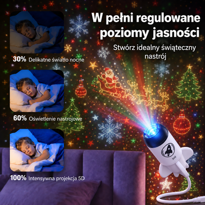 🚀𝑭𝒂𝒓𝒏𝒐𝒗𝒊𝒂® 🎅🎁Projektor HD – idealny Prezent na Święta | Rzutnik LED (Prosta Obsługa)